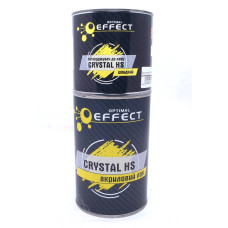 Лак акриловий HS Crystal 1л. + затвердник швидкий 0,5л EFFECT