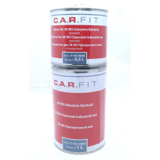 Лак прозорий 2:1 2K MS 1л. + затвердник MS 0,5л CARFIT