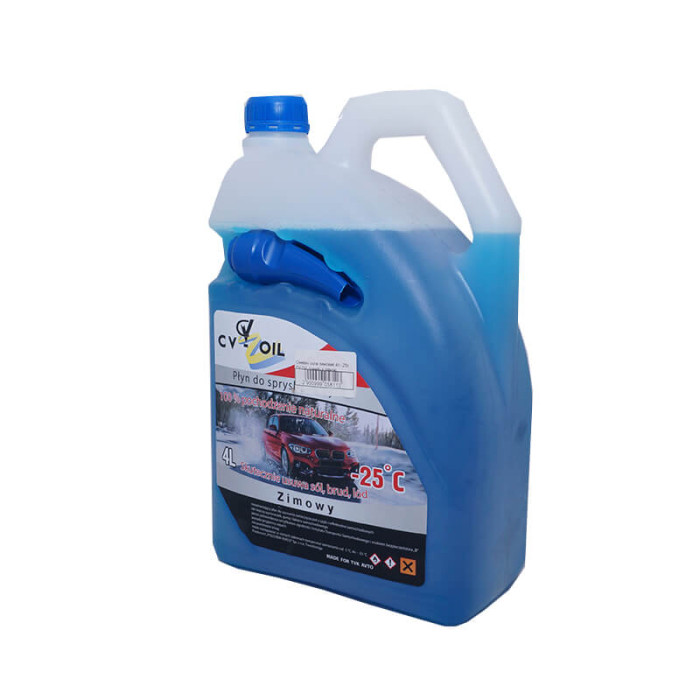 Купити Омивач скла зимовий -25°С, CV OIL (синій) 4л в Україні