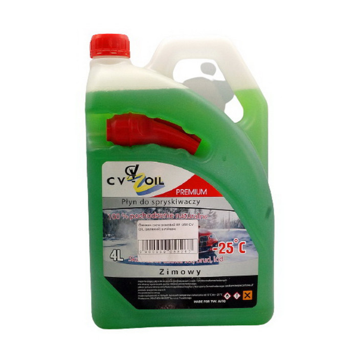 Купити Омивач скла зимовий -25 °С CV OIL (зелений) з лійкою 4 л в Україні