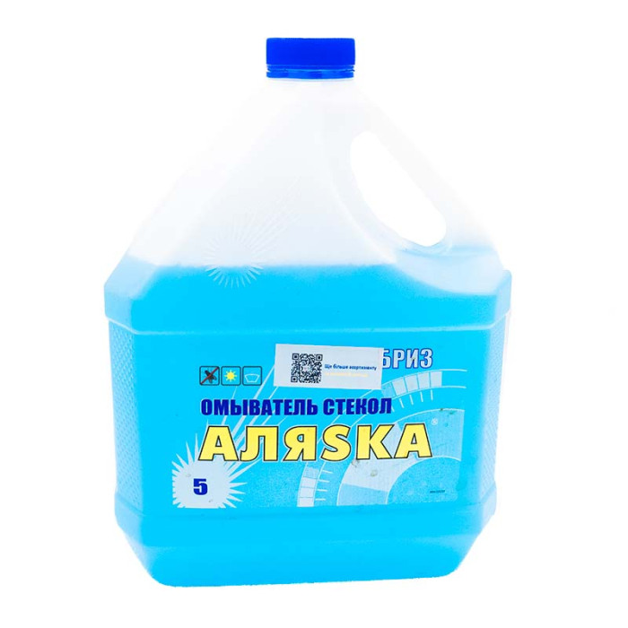 Купити Омивач скла літній (бриз) синій Аляска 5л в Україні