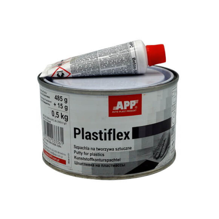 Купити Шпаклівка для пластику APP Plastiflex 0.5 кг в Україні