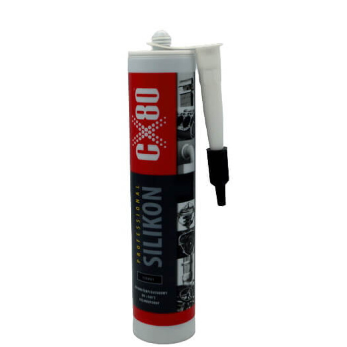 Купити Герметик прокладки CX-80 SILICONE PROFESSIONAL 310 мл (black)-Premium / чорний (310 BK) в Україні
