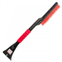 Зимова щітка зі скребком 61см INTERTOOL