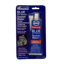 Герметик силіконовий темп.стійкий ABRO RTV Silicone BLUE +260* C 85гр Синій