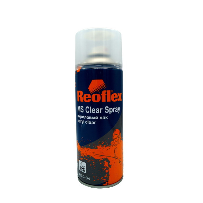Купити Акриловий лак Reoflex аерозоль прозорий RX C-04, 520 мл.