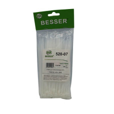 Хомути пластикові білі 3,6*140 (100шт) BESSER