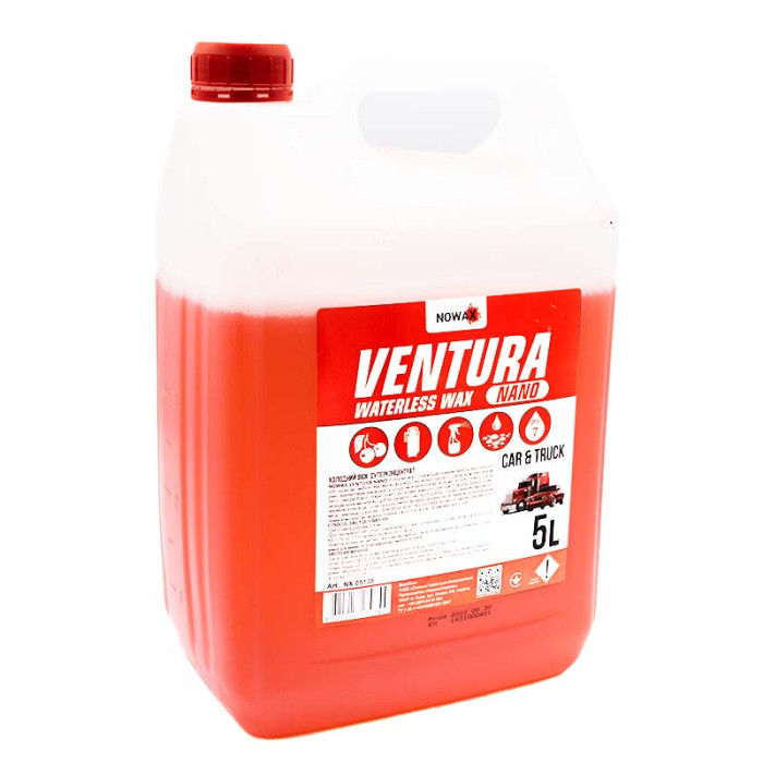Купити Віск холодний суперконцентрат Nowax NX05138 Ventura Nano Waterless Wax 5 літрів (ціна за 1 літр) в Україні