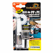 Клей Technicqll для пластмаси РР, РЕ, РТFE 4g + 4ml