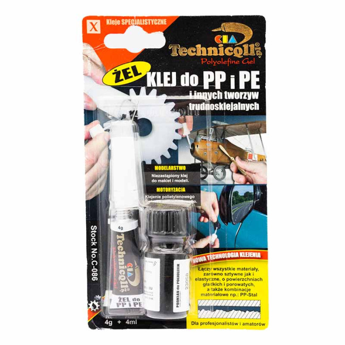 Купити Клей Technicqll для пластику РР, РЕ, РТFE 4г (арт. C-086) в Україні.