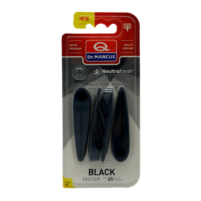 Ароматизатор Dr.Marcus Easy Clip Black кліпси на дефлектор (уп.4шт) в Україні