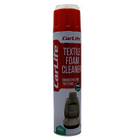 Очисник салону аероз. CARLIFE TEXTILE FOAM CLEANER 650 ml (24 шт) (Пінний+ щітка)