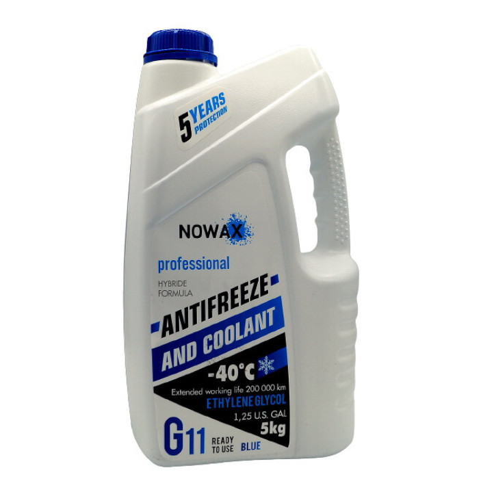 Антифриз Nowax G11 -40 °С (NX05002) 5 кг в Україні.