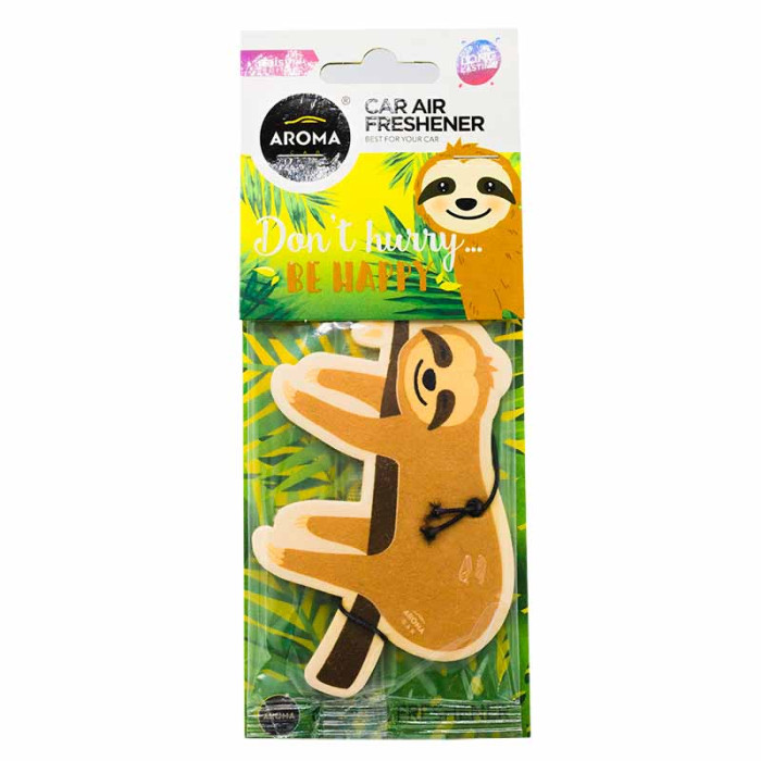 Ароматизатор повітря Aroma Car Gar Cellulose Animals Sloth Daisy в Україні