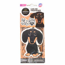Ароматизатор Aroma Car Cellulose Animals - Sausage Dog Ice (24шт)