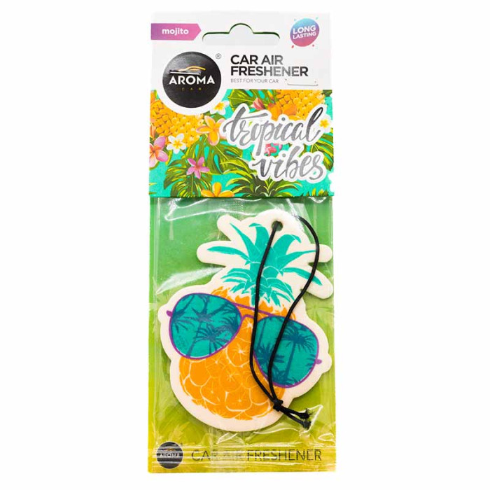 Ароматизатор Aroma Car Cellulose FRUITS - Pineapple Mojito в Україні.