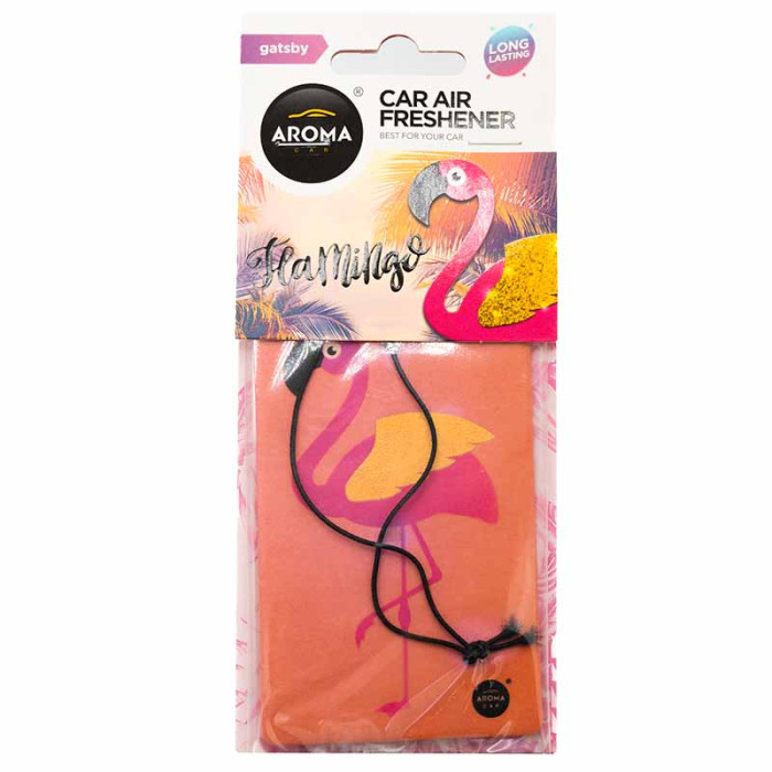 Ароматизатор Aroma Car Cellulose Animals - Flamingo Gatsby в Україні.