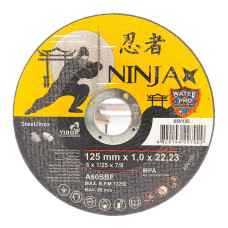 Круг відрізний по металу NINJA 125х1,0х22,23 мм (25)