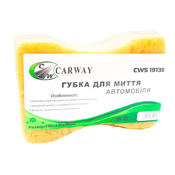 Купити Ганчірка для миття авто прямокутна 190 х 130 х 80 мм Carway в Україні