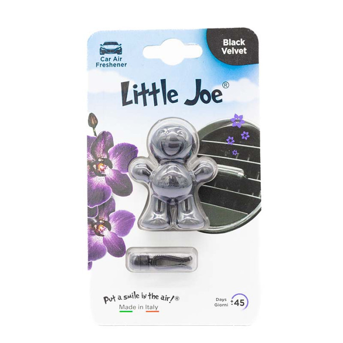 Ароматизатор Little Joe Face Black Velvet підвісний, на дефлектор в Україні