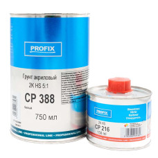 Грунт акриловий HS 2K 5:1 PROFIX білий, з затв. 0.75 + 0.15л