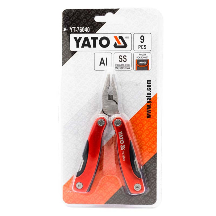 Купити Мультитул туристичний Yato 9в1 (YT-76040) в Україні.
