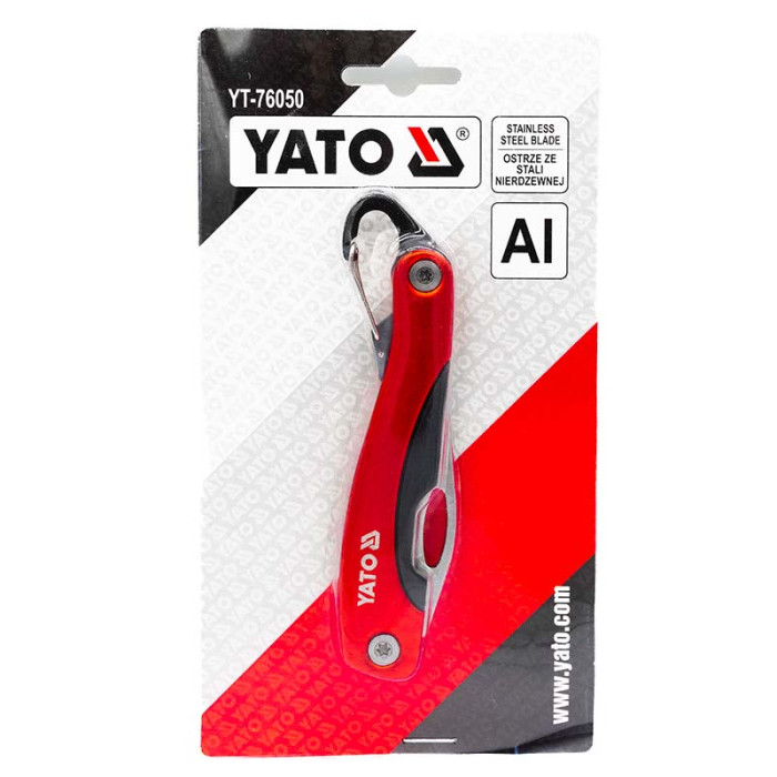 Купити Ніж складаний YATO L=125мм (арт. YT-76050) в Україні
