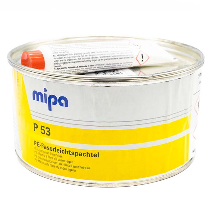 Купити Шпаклівка зі скловолокном MIPA Light glass fibre filler, P 53 1л в Україні