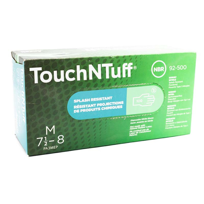 Купити Рукавички нітрилові M (100шт) TouchNTuff (ціна за пару) в Україні.
