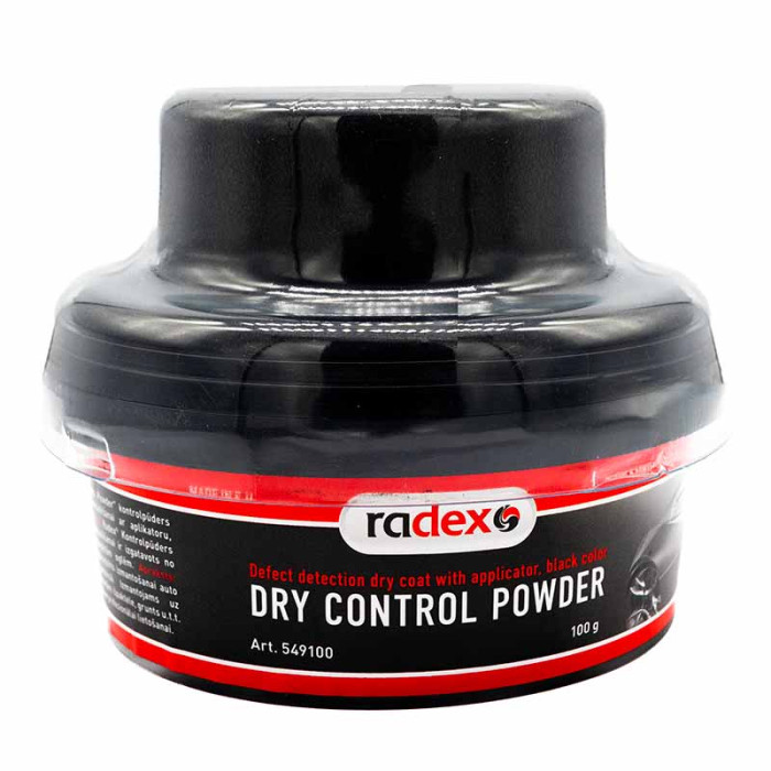 Купити Пудра проявна Radex Dry Control Powder, чорний, 150г + аплікатор в Україні