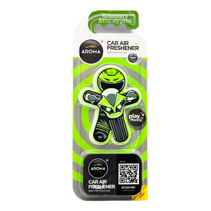 Ароматизатор для авто Aroma Car MANNY Biker Rosemary&Eucalyptus 10778 в Україні.