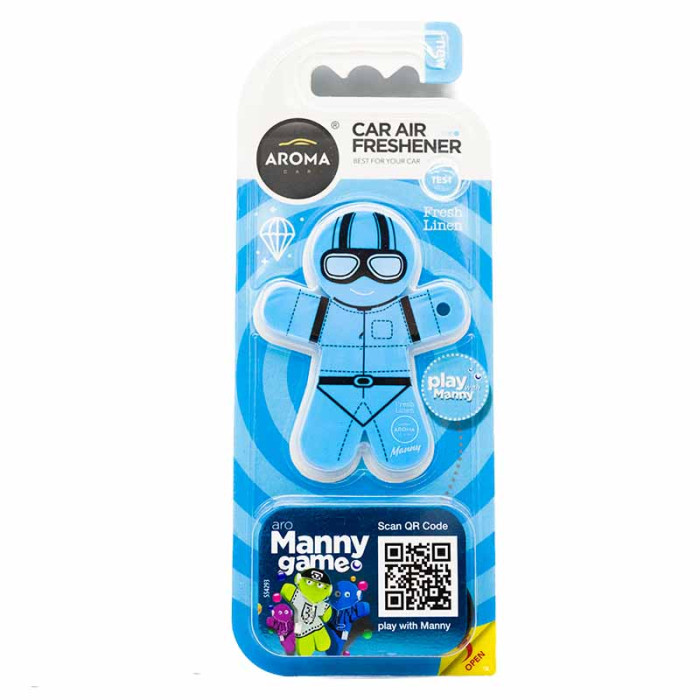 Ароматизатор для авто Aroma Car Manny FRESH LINEN 83138 в Україні.