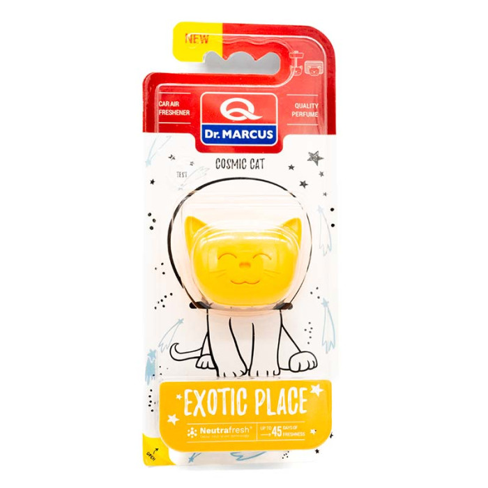 Купити Ароматизатор Dr. Marcus Cosmic Cat Exotic Place (Екзотичне Місце) Кліпси на дефлектор (992) в Україні.