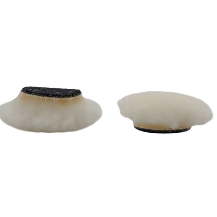 Купити Коло полірувальне вовняне на липучці MaxShine Long Wool Pad білий D25 (10) в Україні