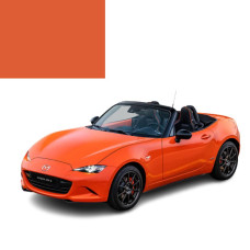 Краска по коду акриловая оранжевая ORANGE ZUT для автомобилей MAZDA