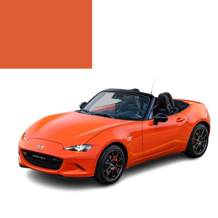 Купити Фарба за кодом акрилова оранжева ORANGE ZUT для автомобілів MAZDA в Україні