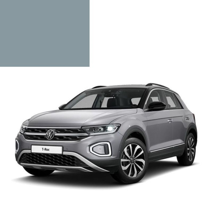 Купити Фарба за кодом акрилова сіра Flanellgrau LL7E для автомобілів Volkswagen в Україні