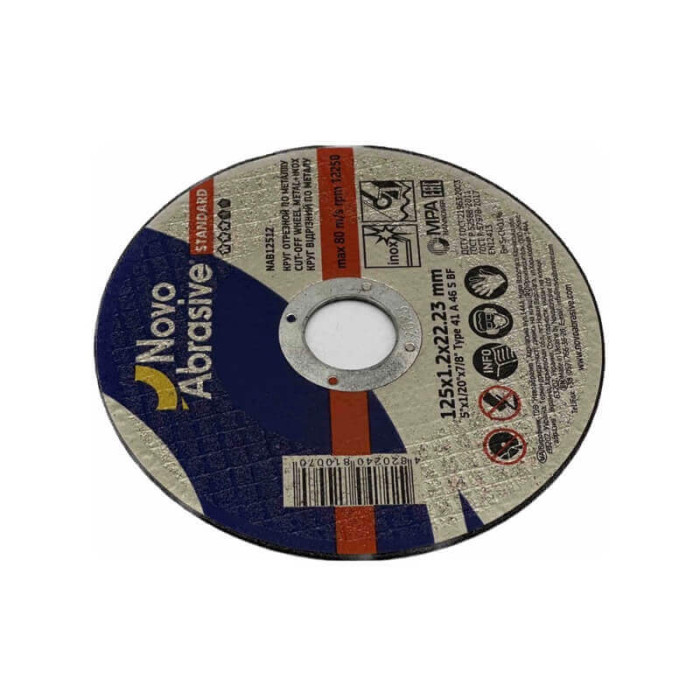 Купити Коло відрізне по металу NovoAbrasive Standart 125х1.2мм в Україні