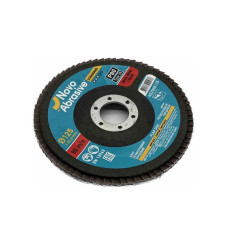 Круг пелюстковий торцевий NovoAbrasive Standard 125мм, P80 (10шт/уп)