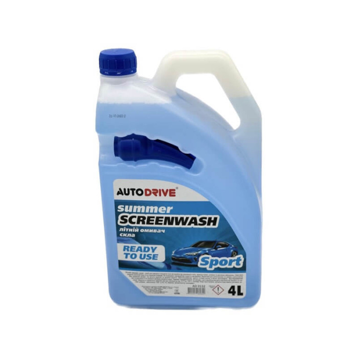 Купити Омивач скла літній Auto Drive Summer Screen Wash Sport PET 4 л в Україні