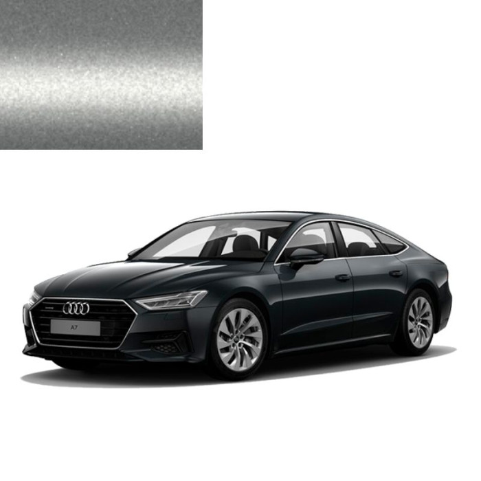 Купити Фарба за кодом металік Срібляста Kristallsilber LY7T для автомобілів Audi в Україні