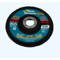 Круг пелюстковий торцевий NovoAbrasive Standard 125мм, P60 (10шт/уп)