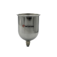 Бачок металевий INTERTOOL 600 мл з зовнішньою різьбою М14х1.25