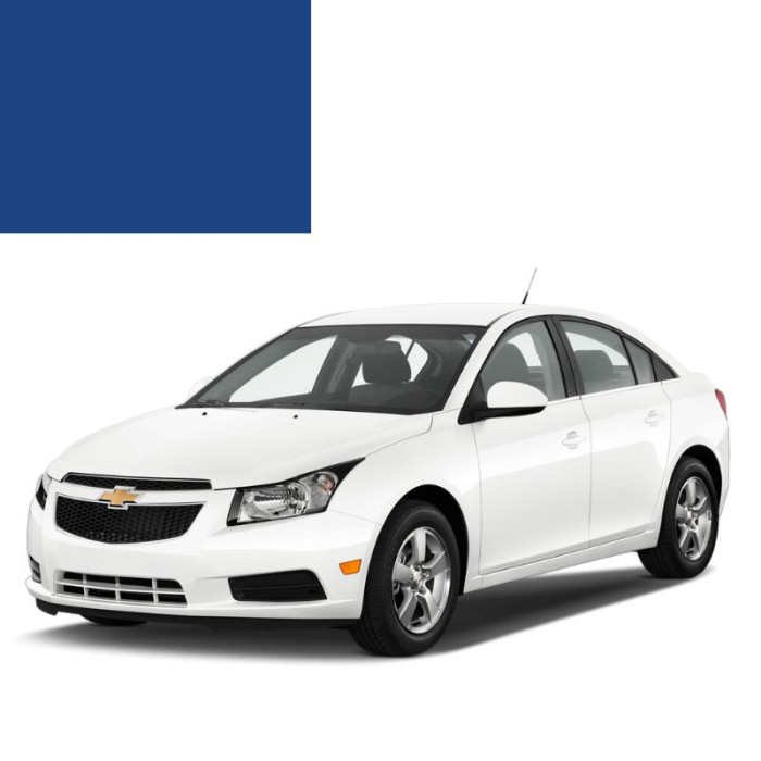 Купити Фарба за кодом акрилова синя 25U COBALT BLUE для автомобілів Chevrolet в Україні