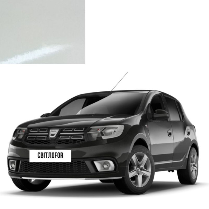 Купити Фарба за кодом акрилова біла 369 BLANC GLACIER для автомобілів Dacia в Україні