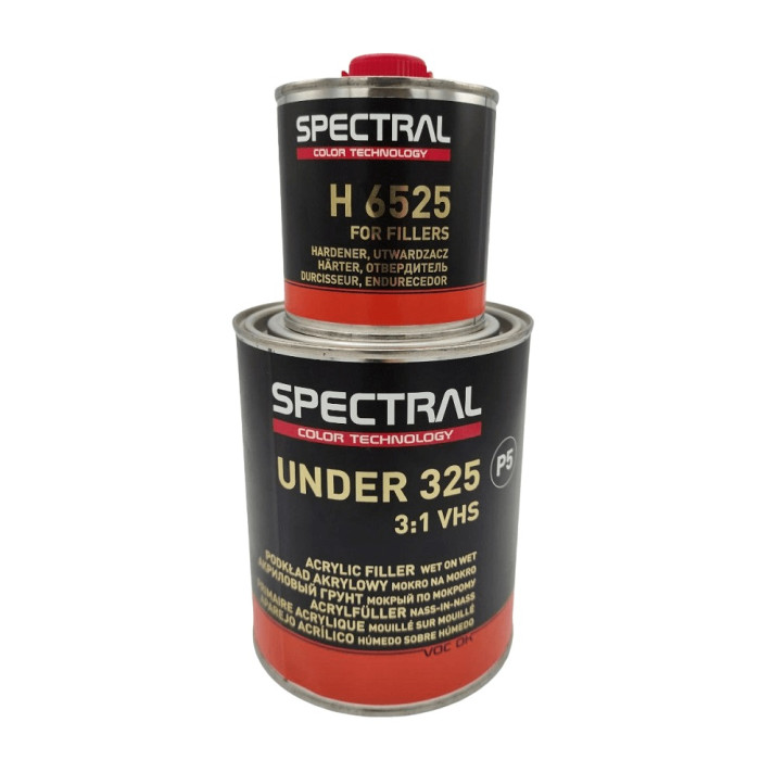 Купити Грунт акриловий чорний 3+1 0,75л + затверджувач Novol SPECTRAL UNDER 325 P5 в Україні