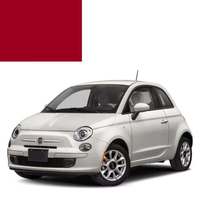 Купити Фарба за кодом акрилова червона 187B ROSSO ORGOGLIOSO для автомобілів Fiat в Україні