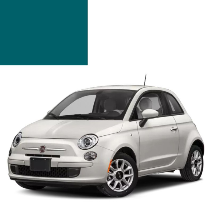 Купити Фарба за кодом акрилова синя 419 BLU TURCHESE для автомобілів Fiat в Україні