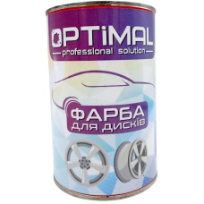 Фарба для дисків алкідна OPTIMAL RAL 9006 Срібляста 1л