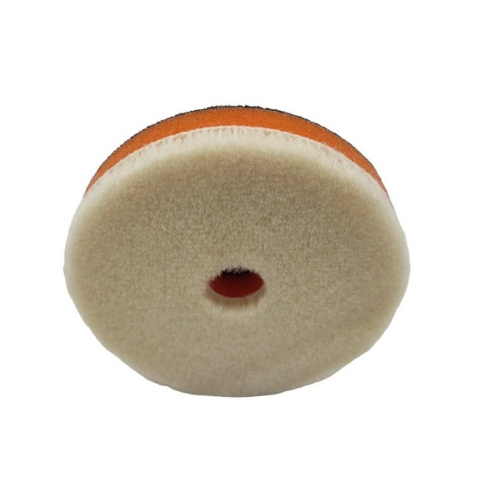 Купити Полірувальне коло - ZviZZer Detail Pad Thermo Velour Wool Pad 80/15/80мм (беж) в Україні